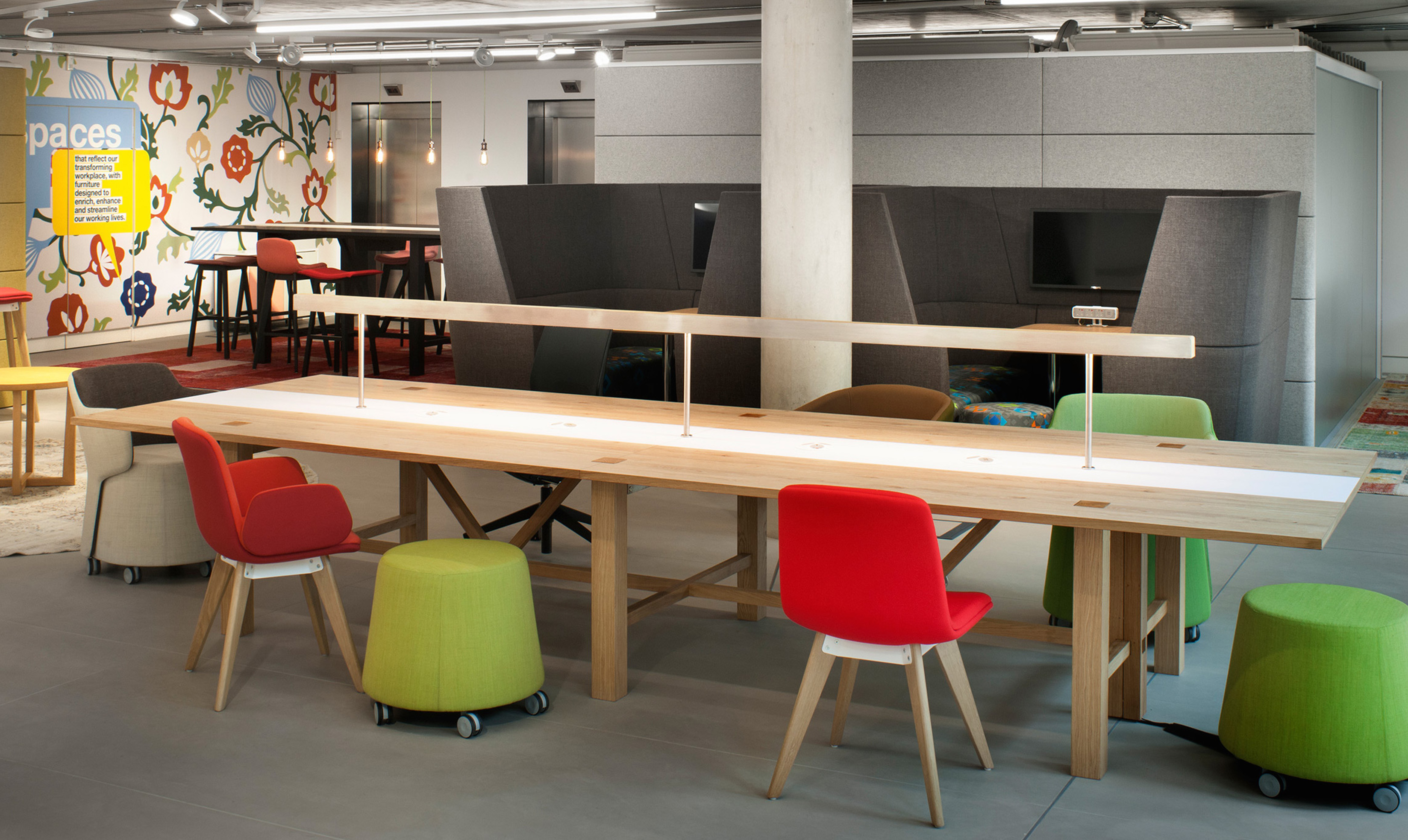 Think Furniture Inspiration By Area - Collaborative Space - Orangebox