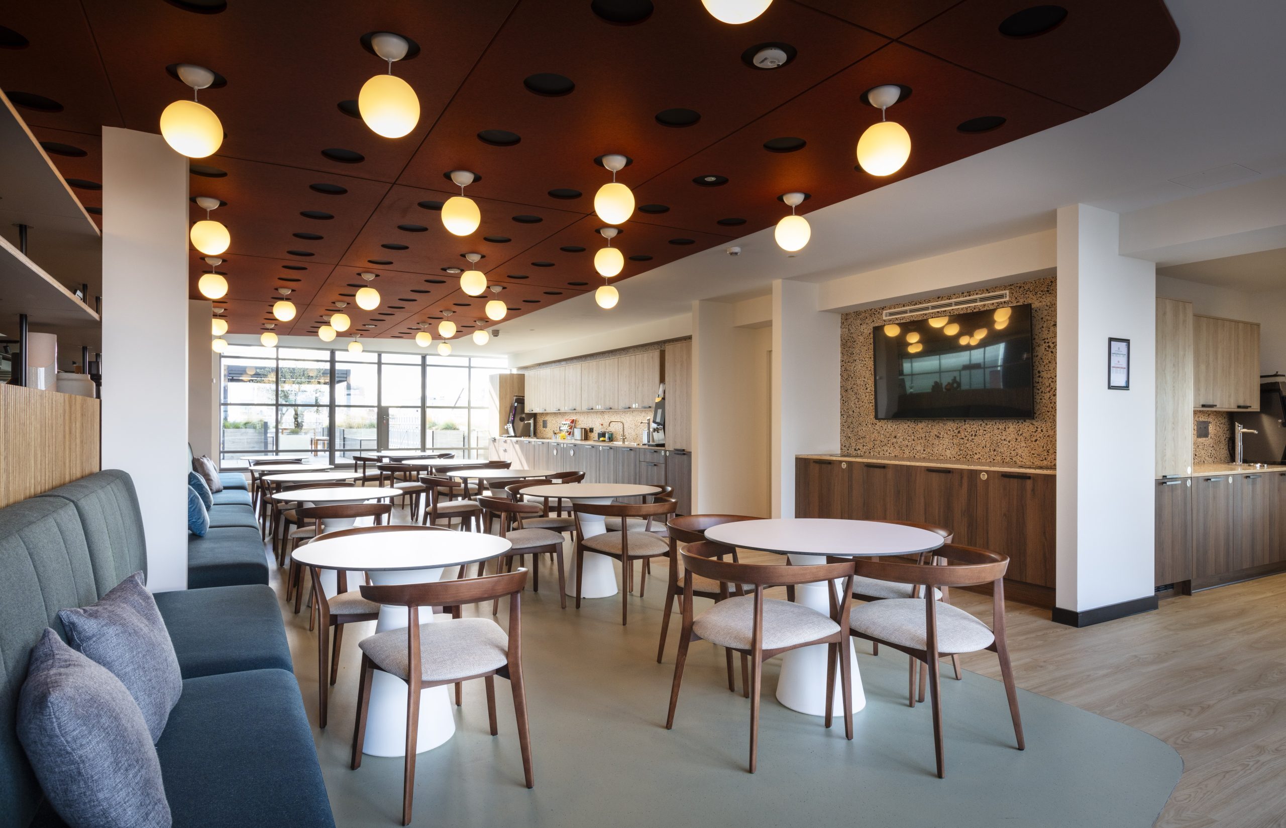 Think Furniture Canteen Inspiration Image - Clarion Housing Greater London House Project