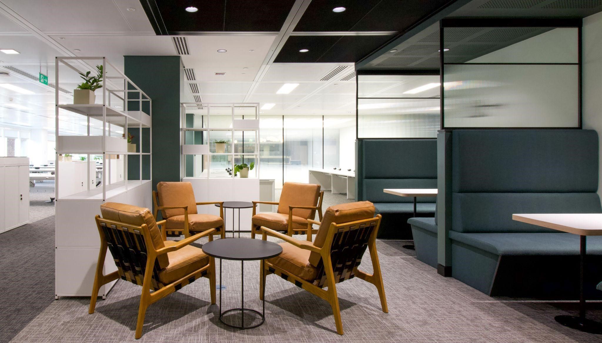 Think Furniture Breakout Space Inspiration Image - BNP Paribas Harewood Project